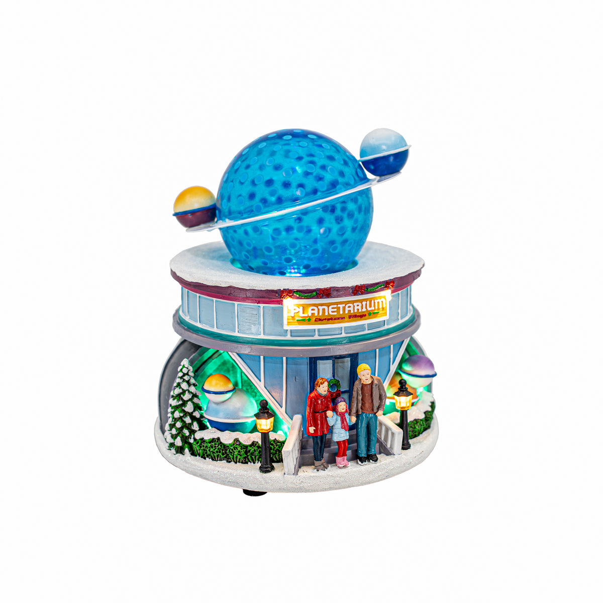 Planetarium Building Animated Christmas Village