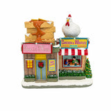 Chicken and Waffles Restaurant Animated Christmas Village Decoration