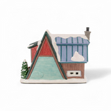 Country Log Cabin Christmas Village