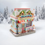 Snowy's Ice Cream Parlor Christmas Village