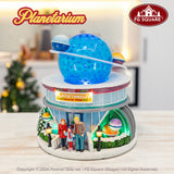 Planetarium Building Animated Christmas Village