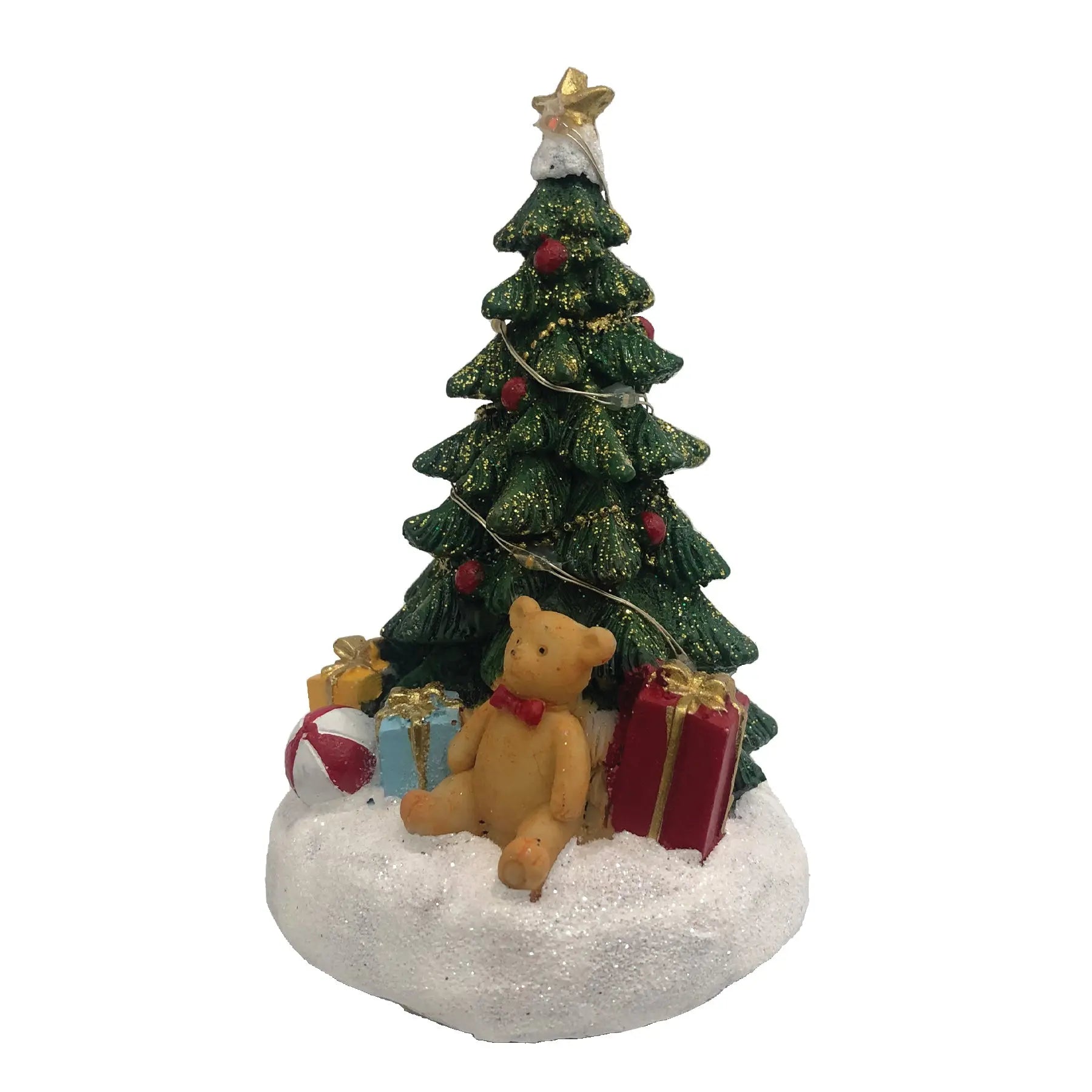 Light up Tree with Teddy Bear fgsquarevillage