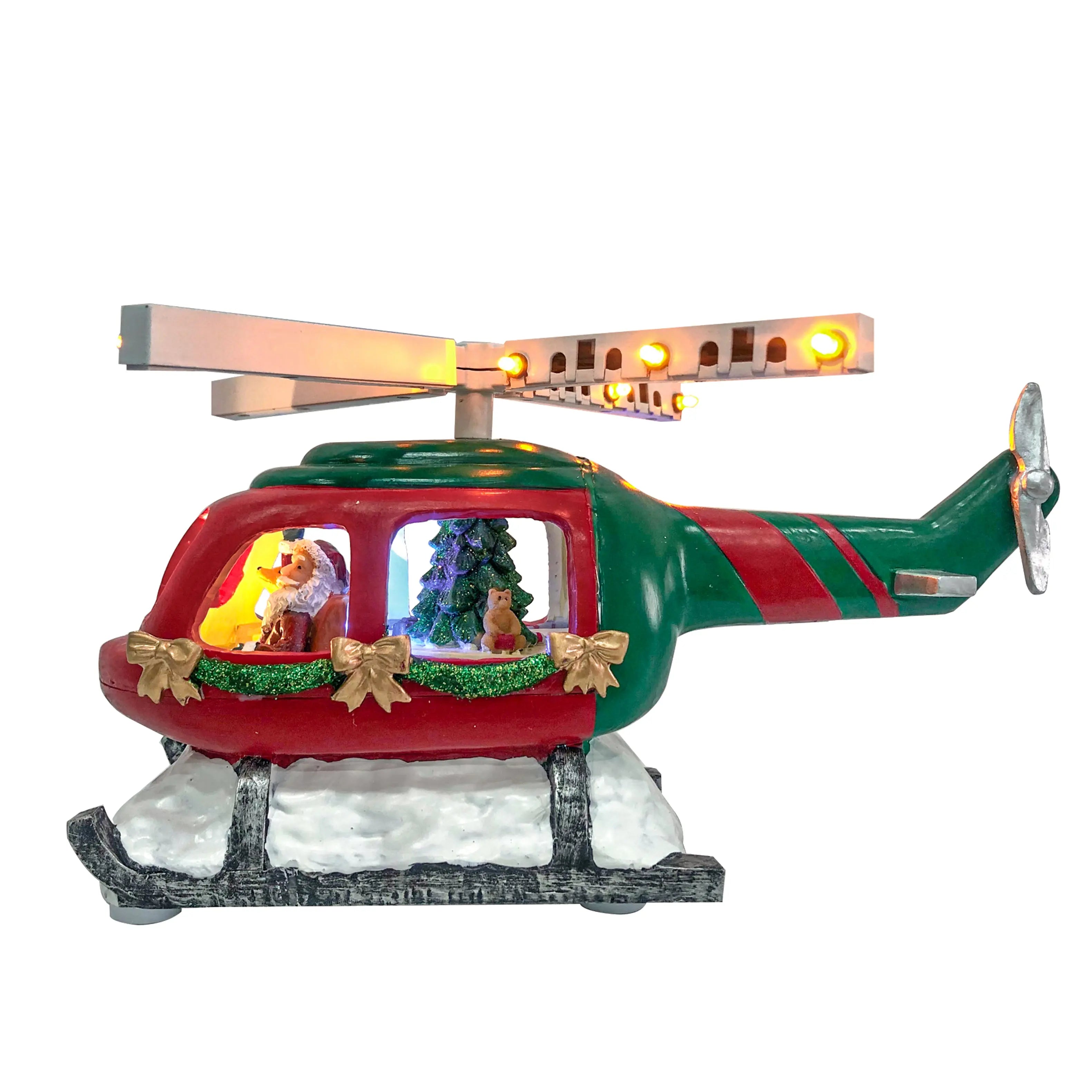 Santa on Helicopter fgsquarevillage