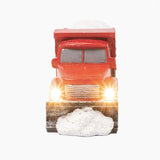 LED Miniature Snow Truck fgsquarevillage